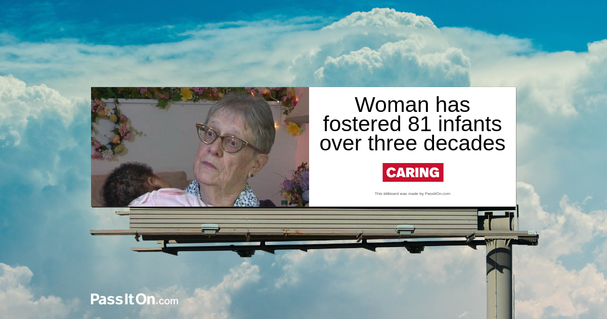 Woman has Fostered 81 Infants over Three Decades 
