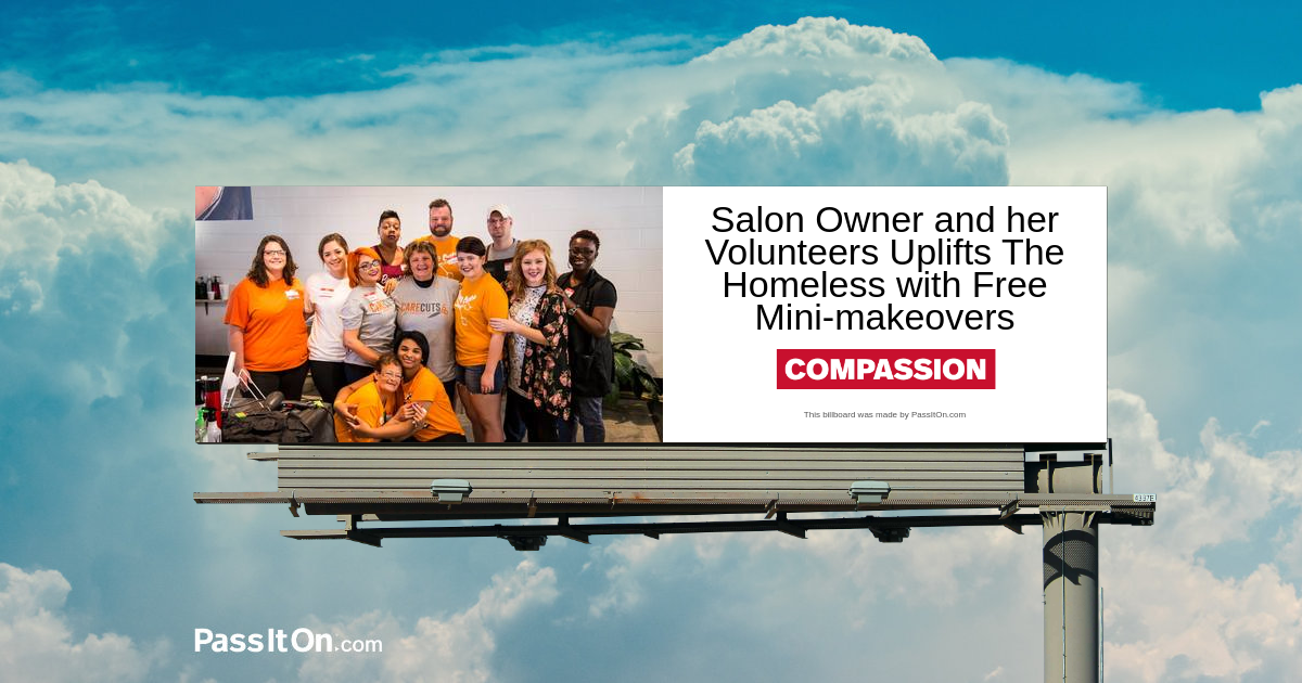 Salon Owner and her Volunteers Transforms and Uplifts Individuals Experiencing Homelessness with Free Mini-Makeovers 
