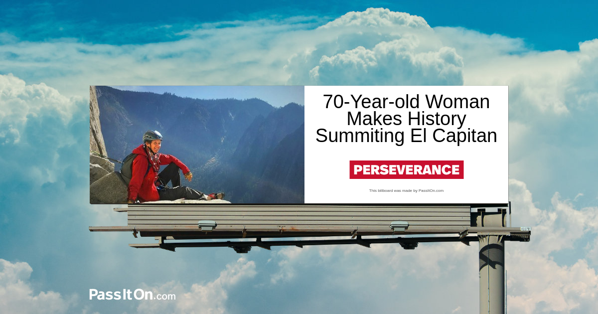 70-Year-old Woman Makes History Summiting El Capitan 