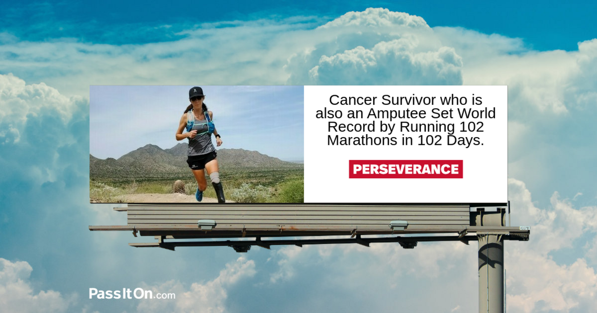 Cancer Survivor who is also an Amputee Set World Record by Running 102 Marathons in 102 Days.