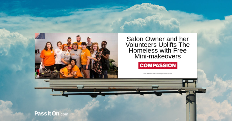 Salon Owner and her Volunteers Transforms and Uplifts Individuals Experiencing Homelessness with Free Mini-Makeovers 