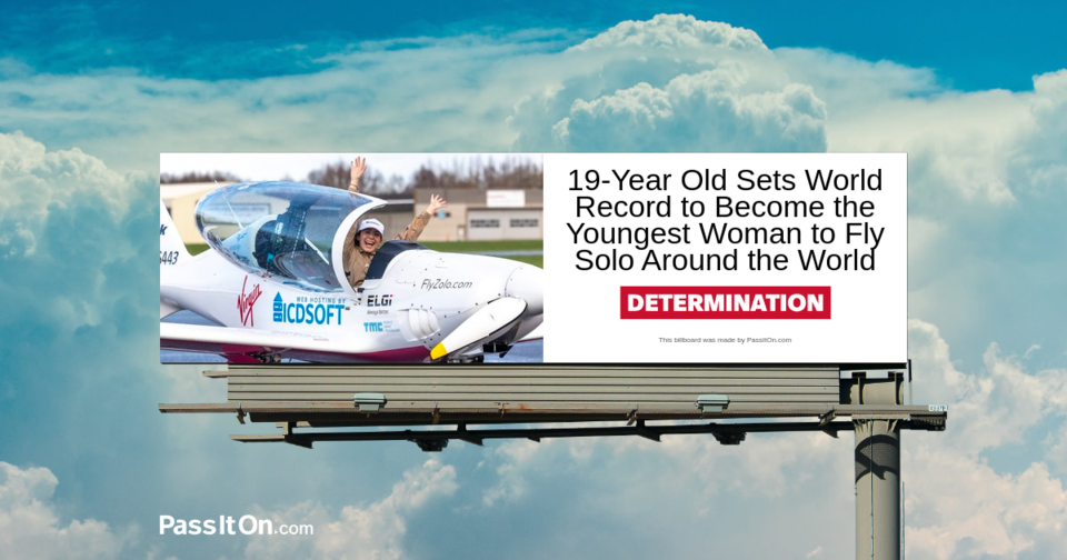 19-Year Old Sets World Record to Become the Youngest Woman to Fly Solo Around the World 