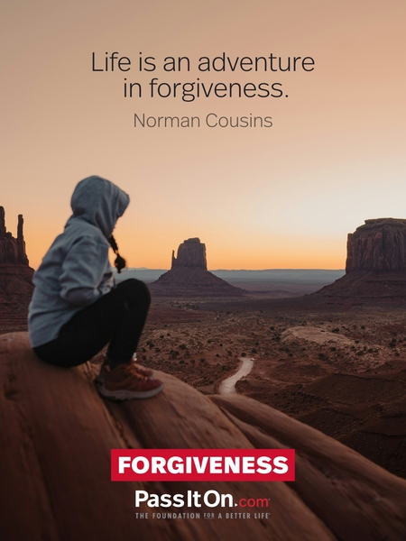 Life is an adventure in forgiveness. #<Author:0x00007f83cbb67aa0>