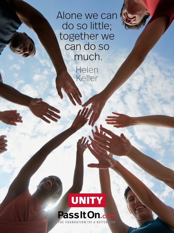 Alone we can do so little; together we can do so much. #<Author:0x00007882460bc958>