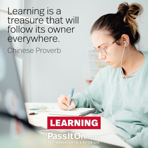 Learning is a treasure that will follow its owner everywhere. #<Author:0x00007f6b2f406900>