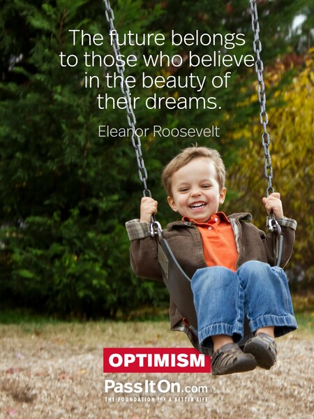 The future belongs to those who believe in the beauty of their dreams. #<Author:0x00007f6b2f463d58>