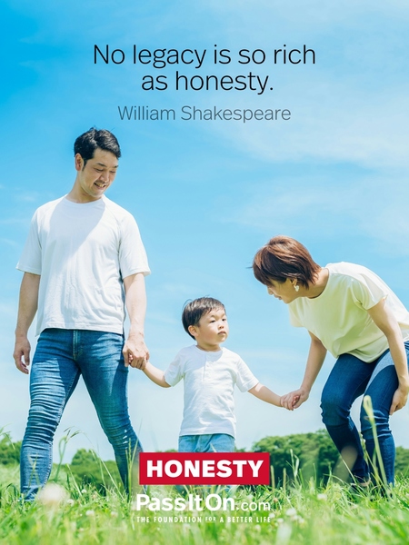 No legacy is so rich as honesty. #<Author:0x00007f6b2fda7a90>
