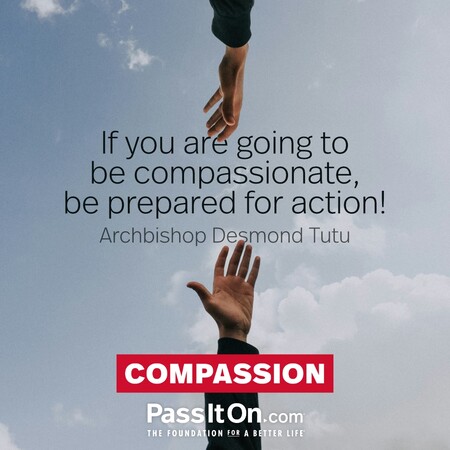 If you are going to be compassionate, be prepared for action! #<Author:0x00007fad6a1de600>