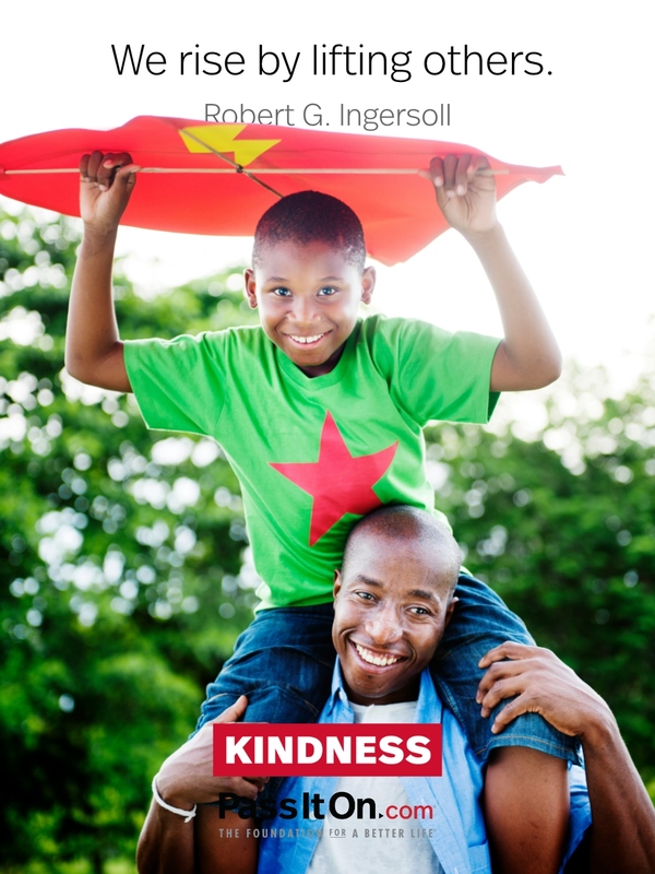 We rise by lifting others. #<Author:0x00007f6b2fd57a90>