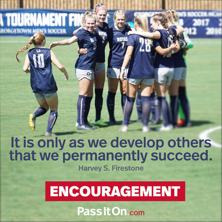 It is only as we develop others that we permanently succeed. #<Author:0x00007f6b2f47bb88>