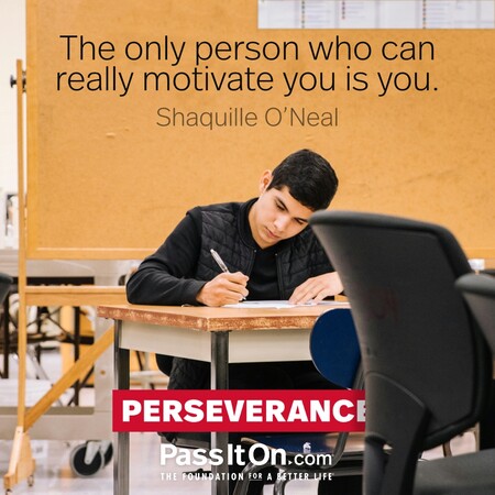 The only person who can really motivate you is you. #<Author:0x00007fad6a10a788>