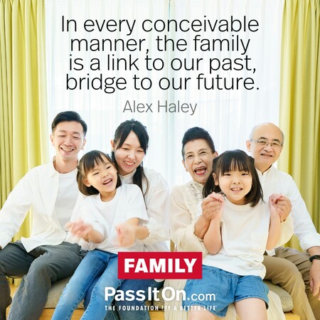 In every conceivable manner, the family is a link to our past, bridge to our future.
 #<Author:0x00007fad69b26f60>