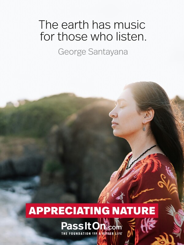 The earth has music for those who listen. #<Author:0x00007f6b2fb06188>