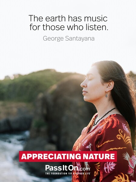 The earth has music for those who listen. #<Author:0x00007f6b3c972080>