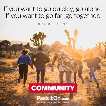 If you want to go fast, go alone. If you want to go far, go together. #<Author:0x00007fa1185912d8>