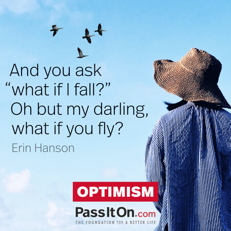 And you ask “what if I fall?" Oh but my darling, what if you fly?” #<Author:0x00007fad6bb7a3c0>