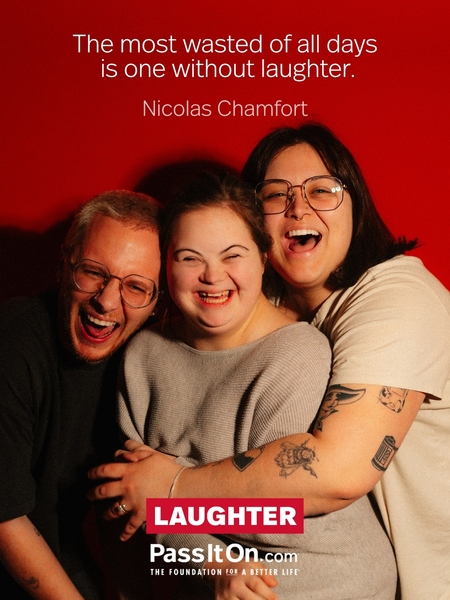 The most wasted of all days is one without laughter. #<Author:0x00007476374267c0>