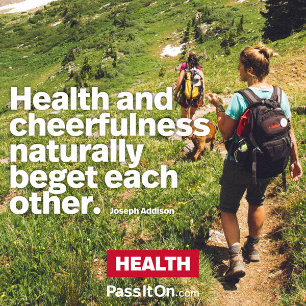 Health and cheerfulness naturally beget each other. #<Author:0x00007f6b2fdbb400>