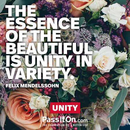 The essence of the beautiful is unity in variety. #<Author:0x00007fad6a14c458>