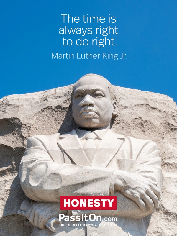 The time is always right to do what is right. #<Author:0x00007f6b2e4bdac0>