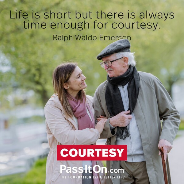 Life is short but there is always time enough for courtesy. #<Author:0x00007f6b2f4317e0>