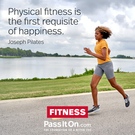 Physical fitness is the first requisite of happiness. #<Author:0x00007fad6af93700>