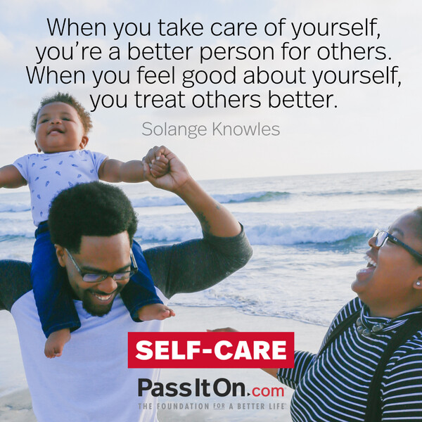 When you take care of yourself, you’re a better person for others. When you feel good about yourself, you treat others better.  #<Author:0x00007f6b2f4a7f80>