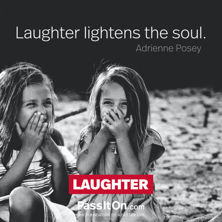 Laughter lightens the soul. #<Author:0x00007fad6a16eee0>