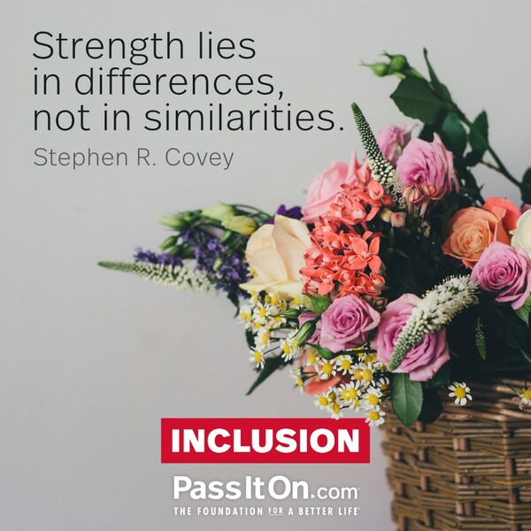 Strength lies in differences, not in similarities. #<Author:0x00007f6b2f4348a0>