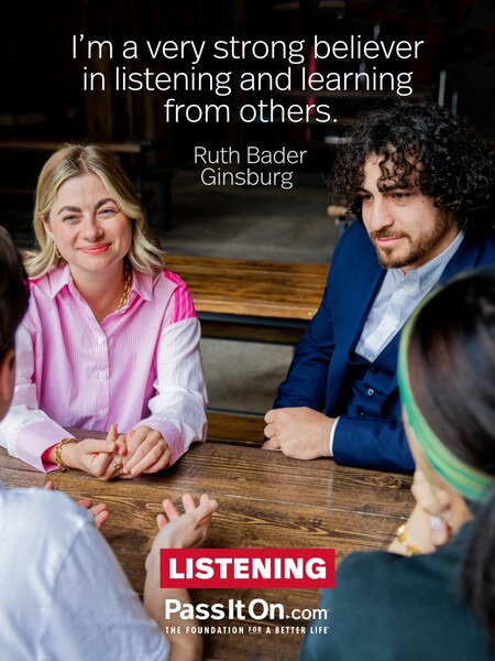 I’m a very strong believer in listening and learning from others. #<Author:0x00007fad6a0d2310>