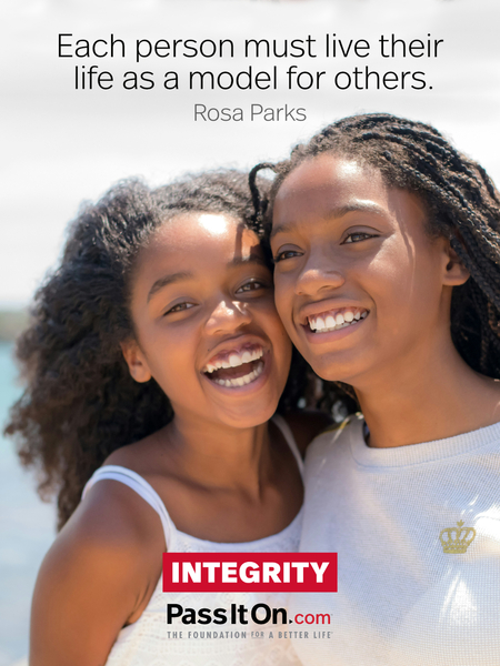 Each person must live their life as a model for others. #<Author:0x00007fad6a16d9a0>