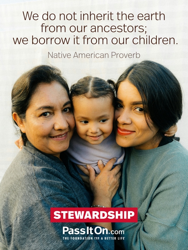 We do not inherit the earth from our ancestors; we borrow it from our children. #<Author:0x00007fa033f8ce58>